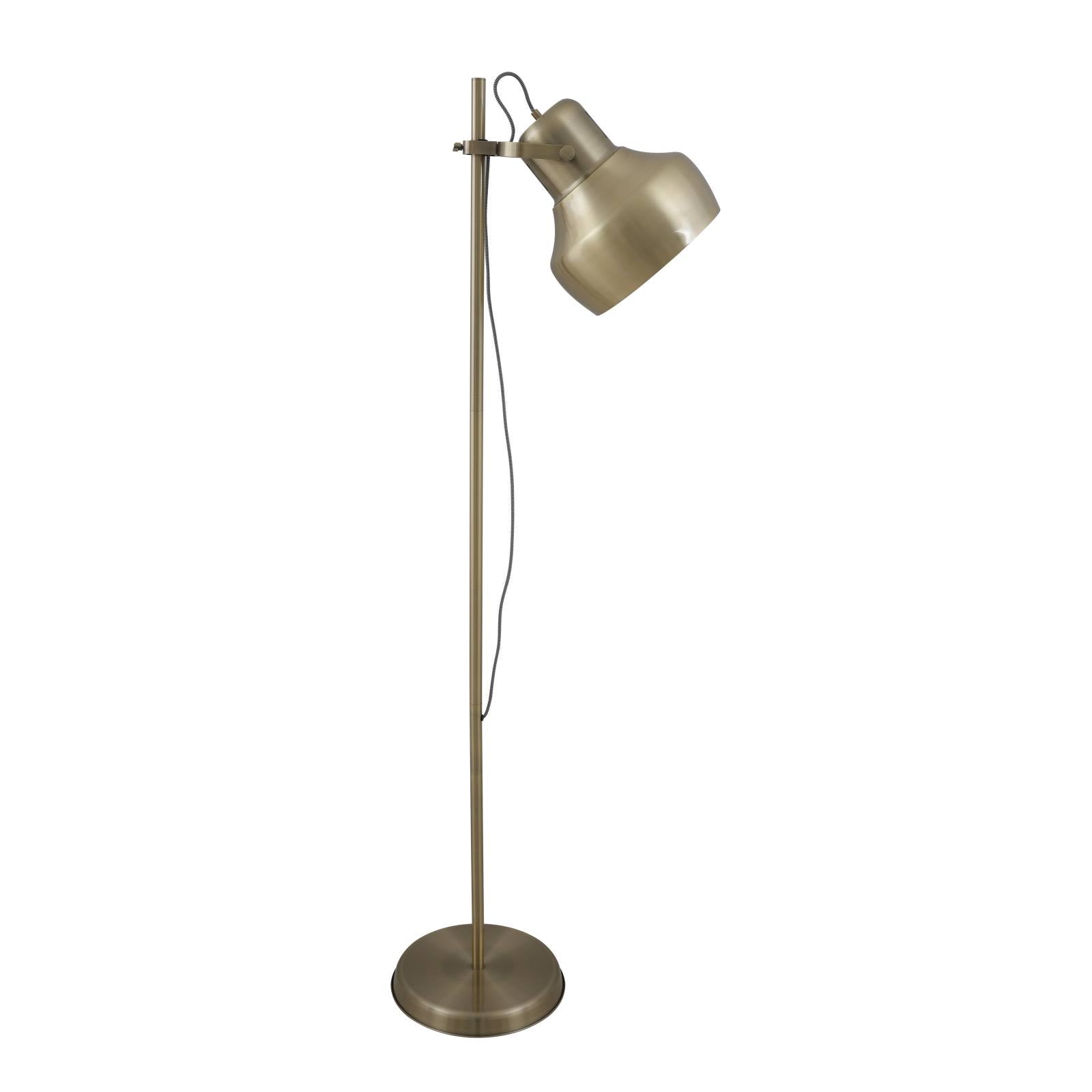 Grande Floor Lamp, Antique Brass