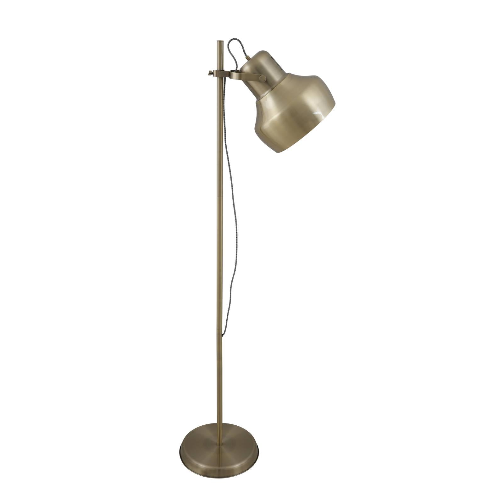 Grande Floor Lamp, Antique Brass
