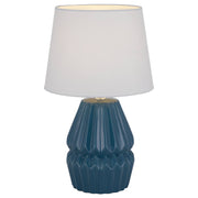 Greet Table Lamp, Blue, White