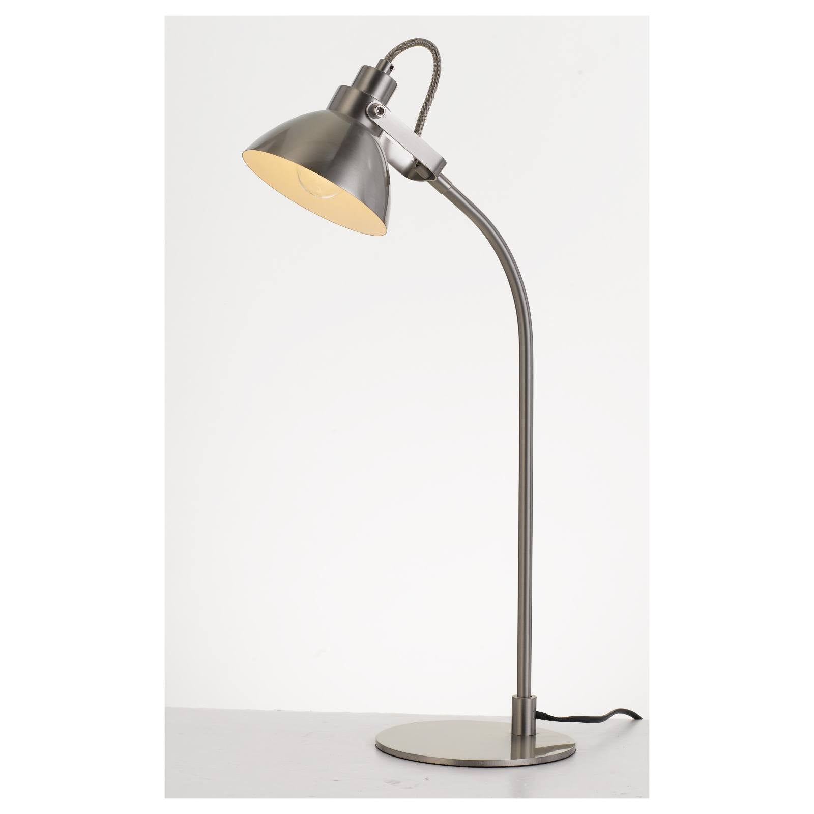 Gwen Table Lamp, Nickel