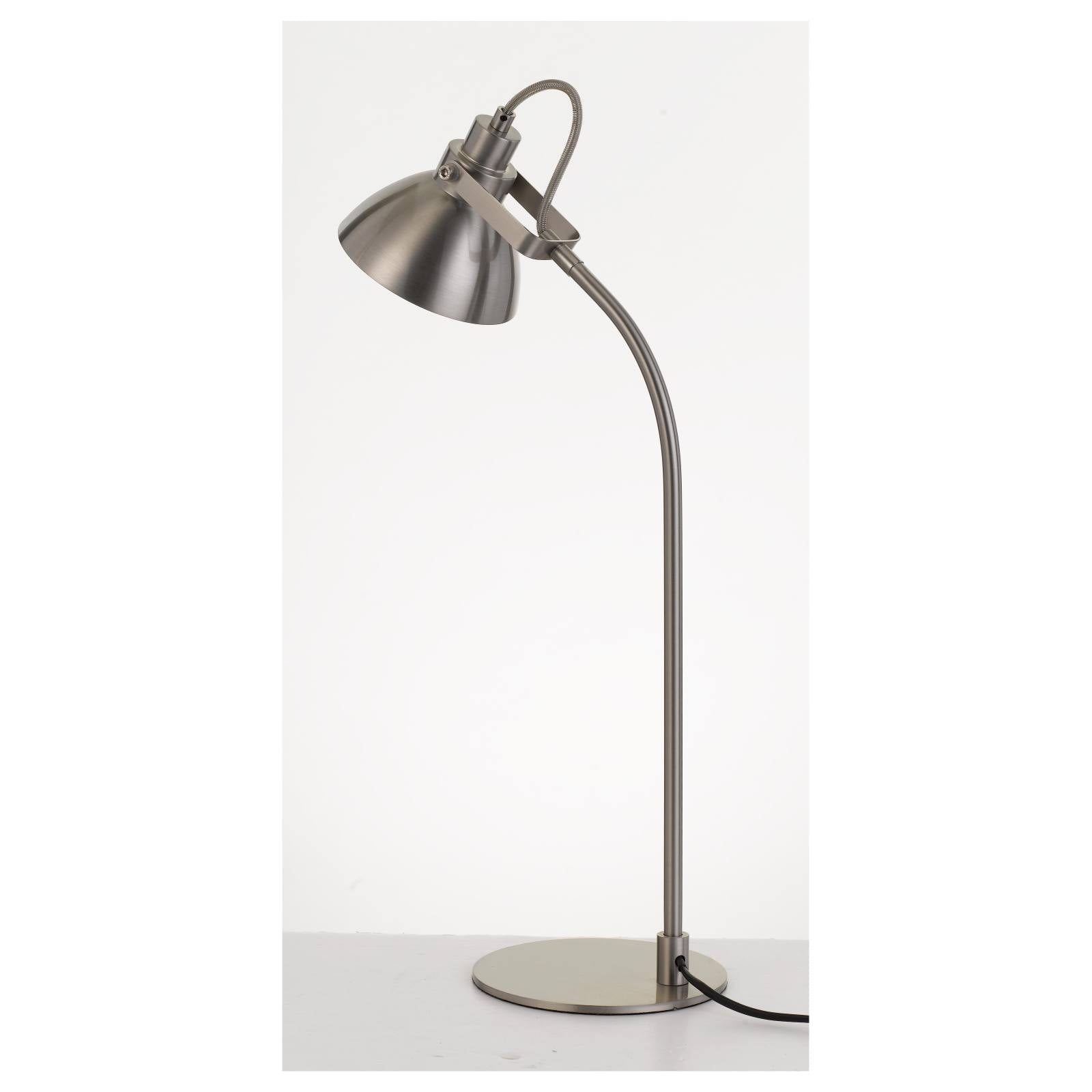 Gwen Table Lamp, Nickel