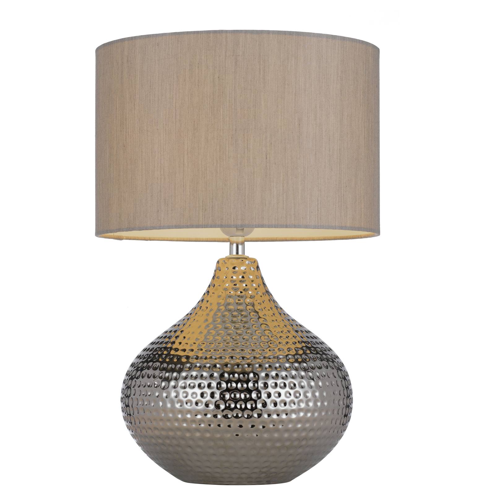 Hanoi Table Lamp, Silver