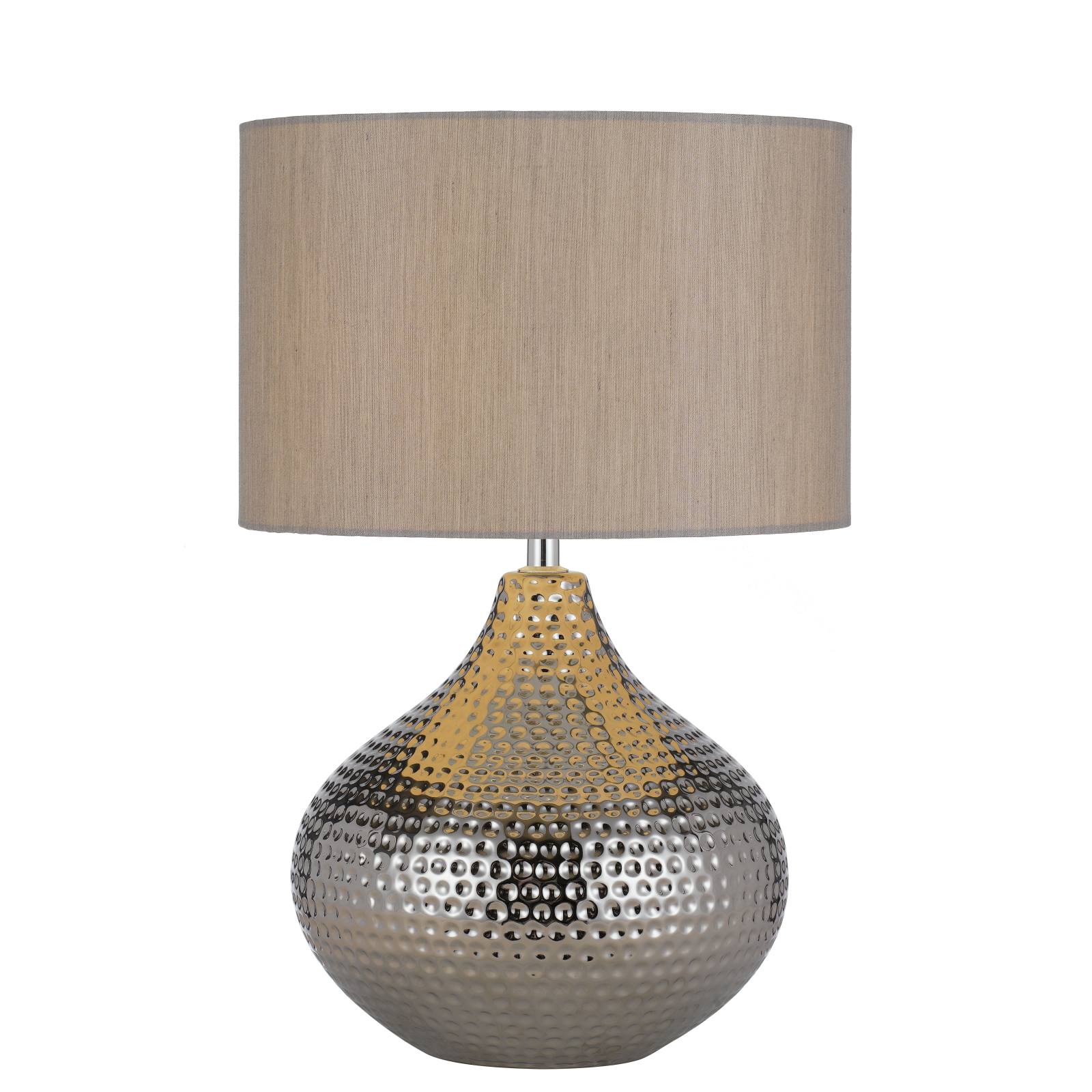 Hanoi Table Lamp, Silver