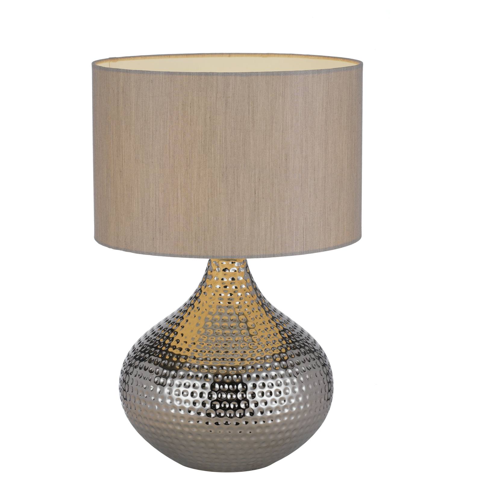 Hanoi Table Lamp, Silver