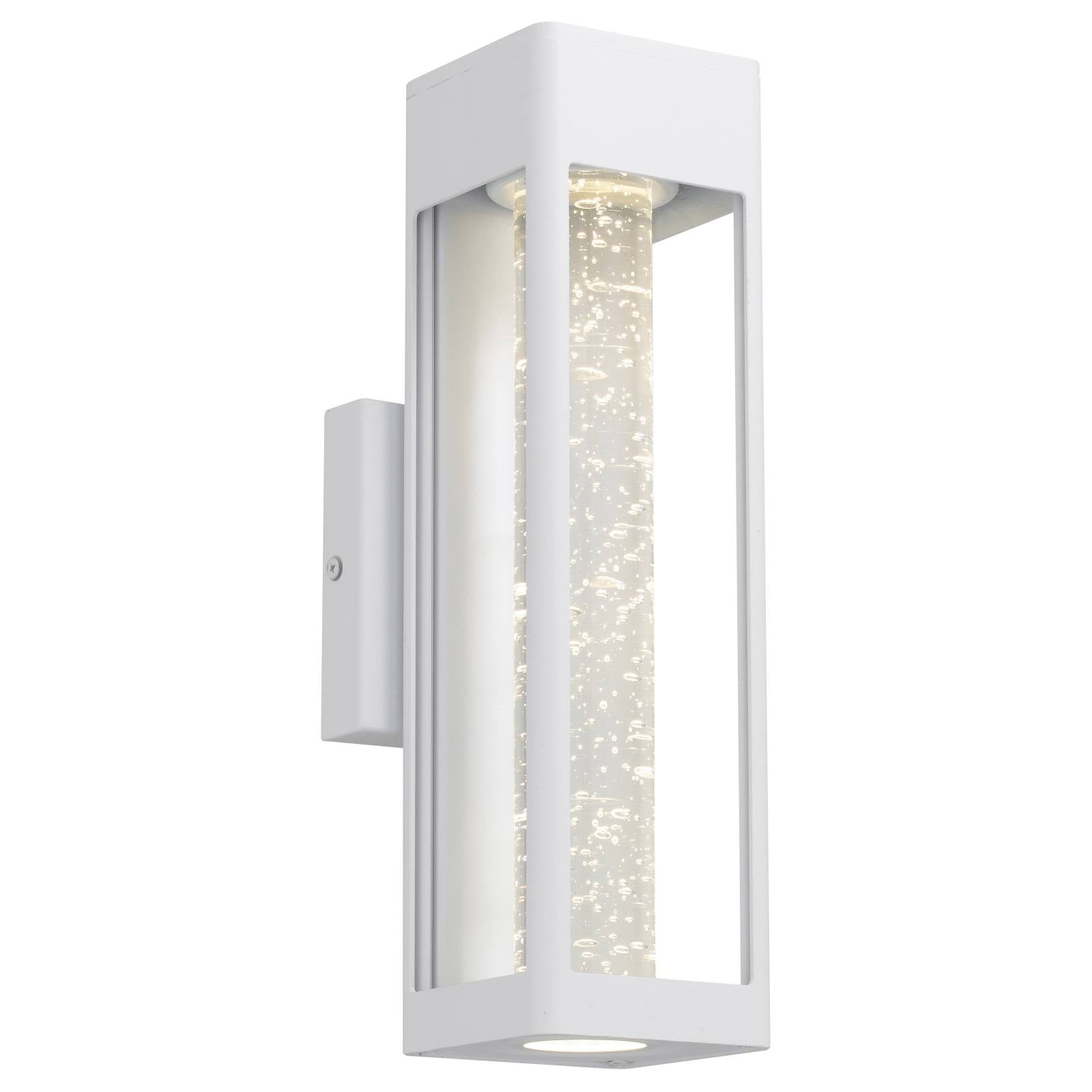 Hollis 35 Exterior Wall Light, White Sand