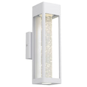 Hollis 35 Exterior Wall Light, White Sand