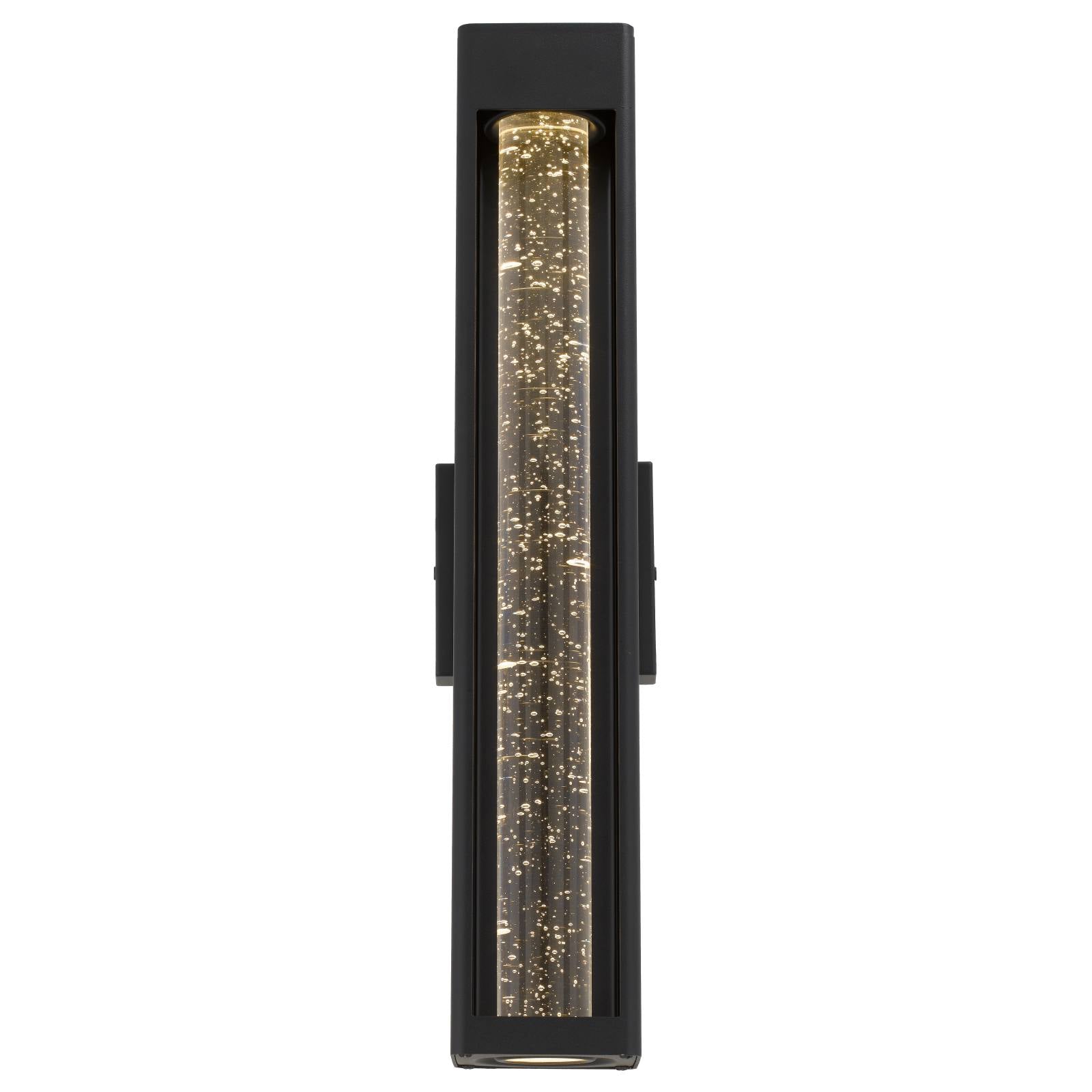 Hollis 55 Exterior Wall Light, Black Sand