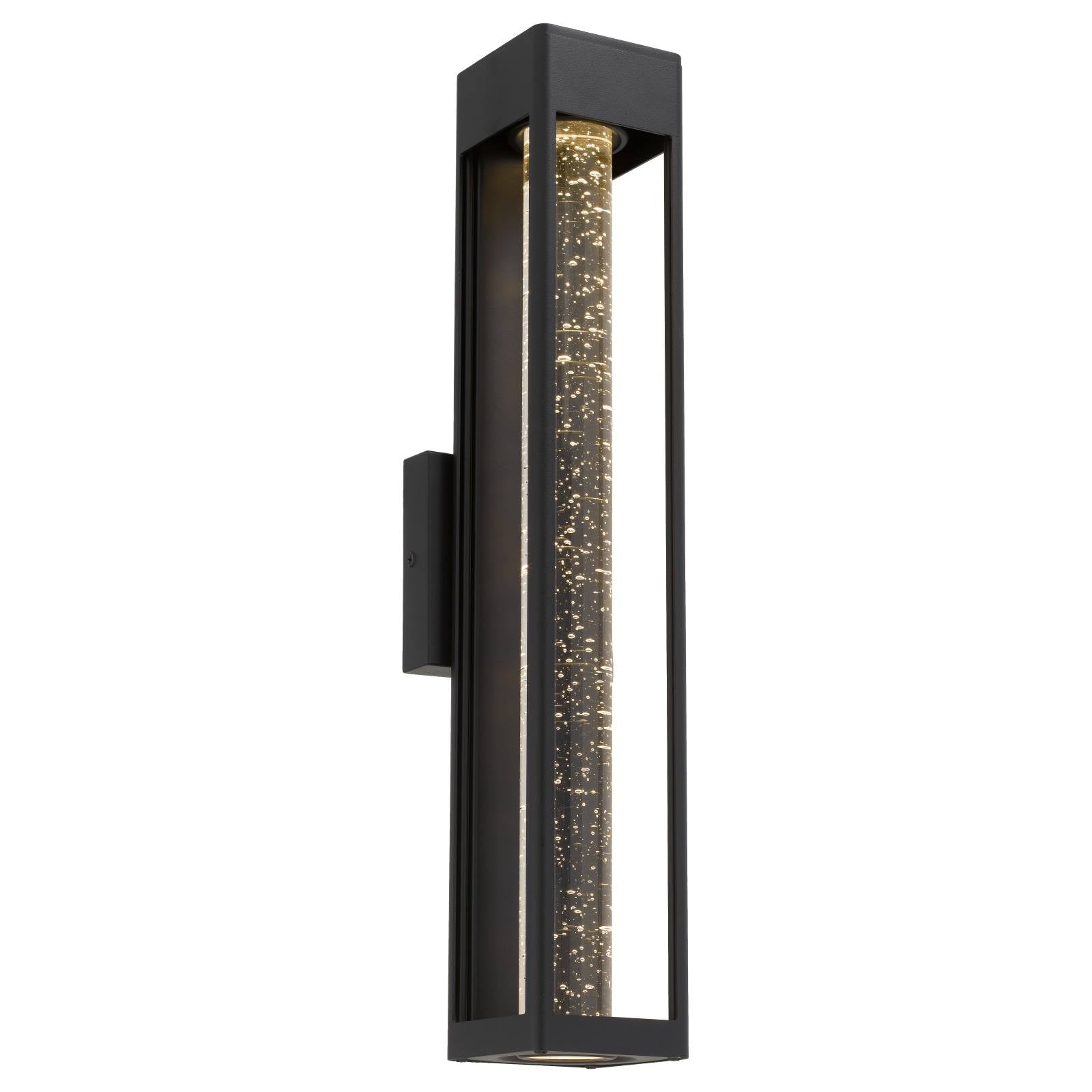 Hollis 55 Exterior Wall Light, Black Sand