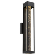 Hollis 55 Exterior Wall Light, Black Sand