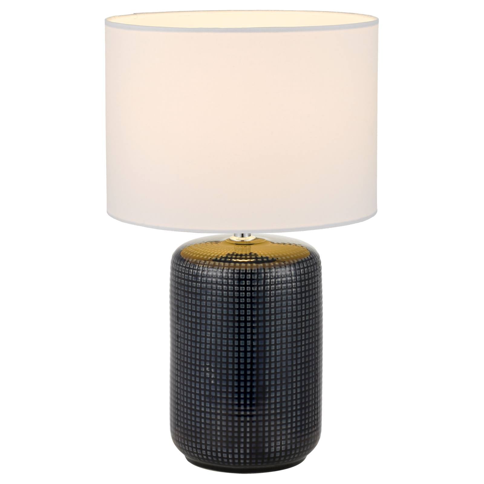 Hyde Table Lamp, Blue, White