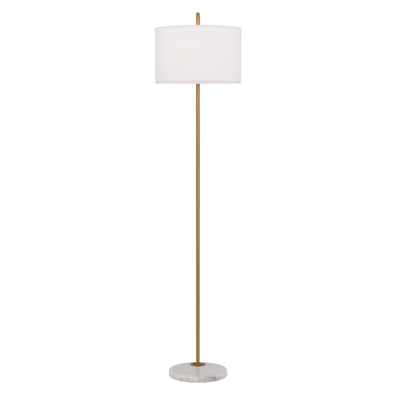 Ingrid Floor Lamp Gold White