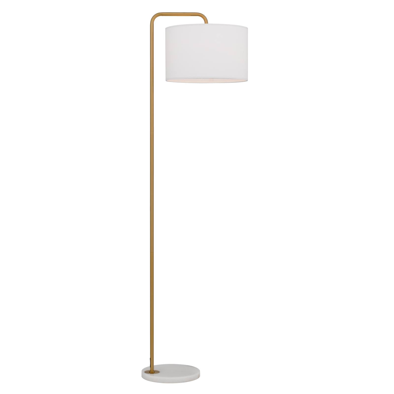 Ingrid Floor Lamp Gold White
