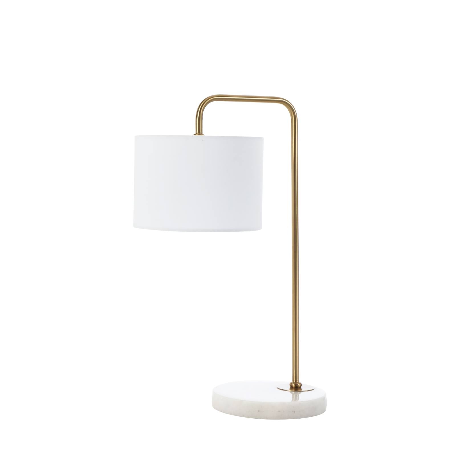 Ingrid Table Lamp, Gold White