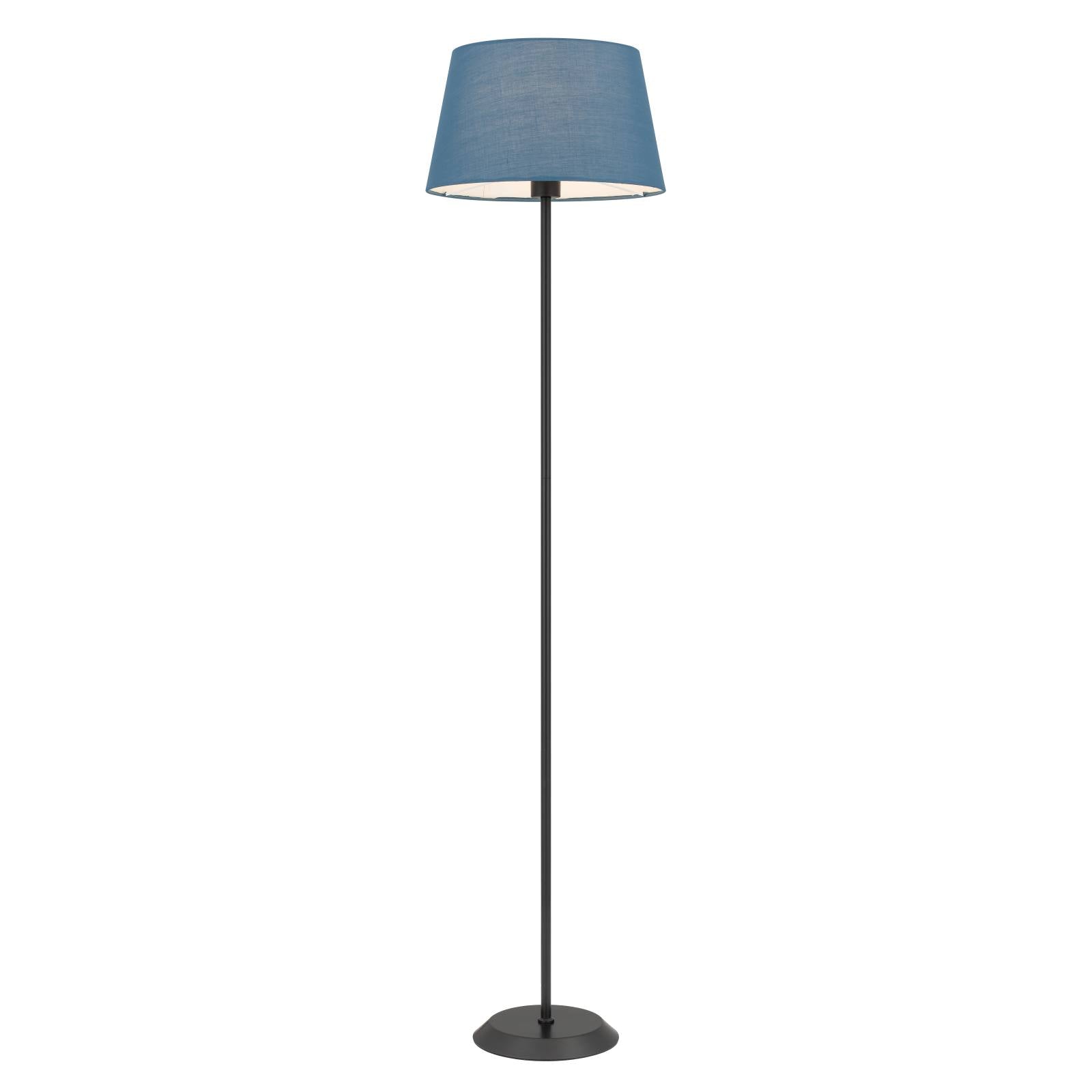 Jaxon Floor Lamp, Black, Blue
