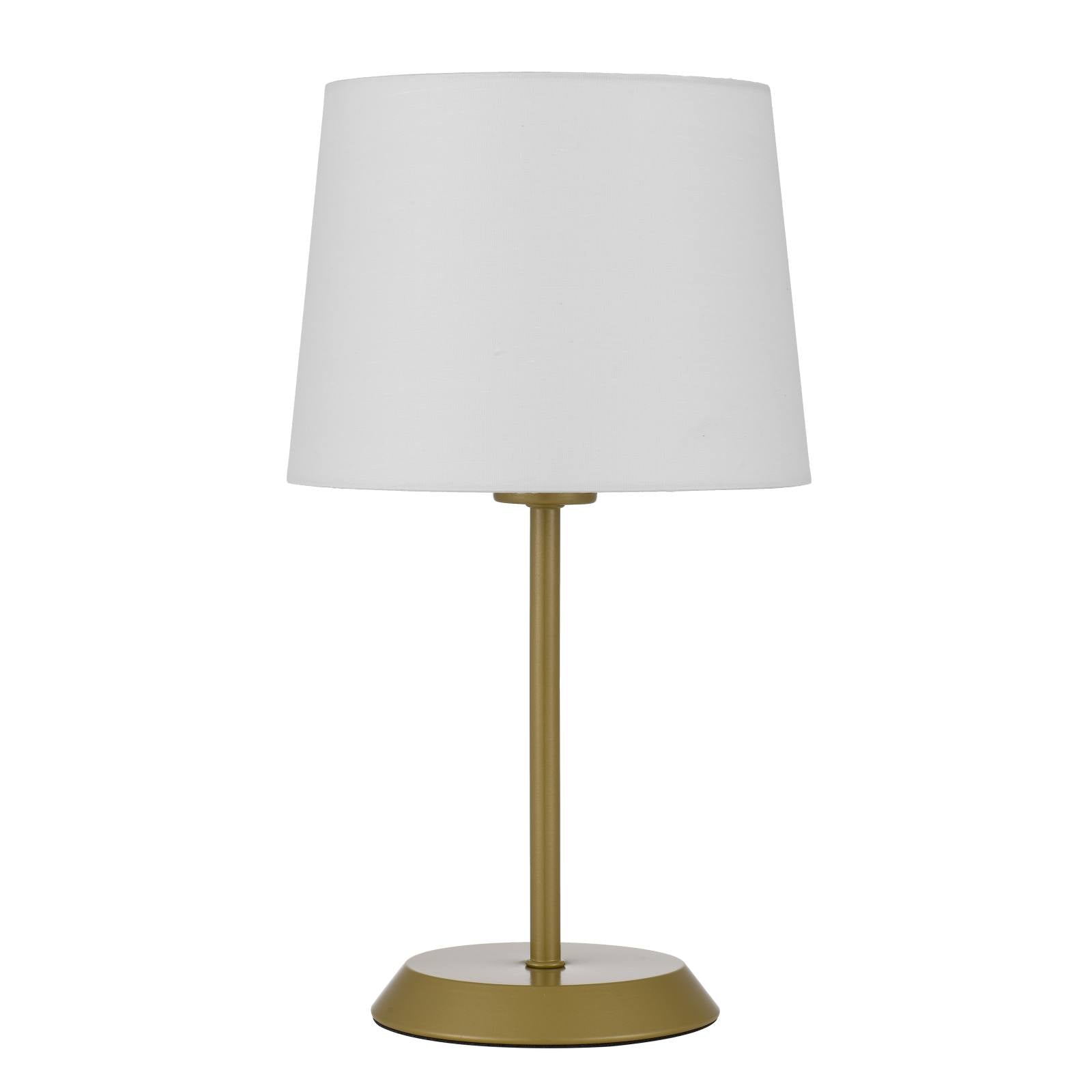 Jaxon Table Lamp, Gold, Ivory