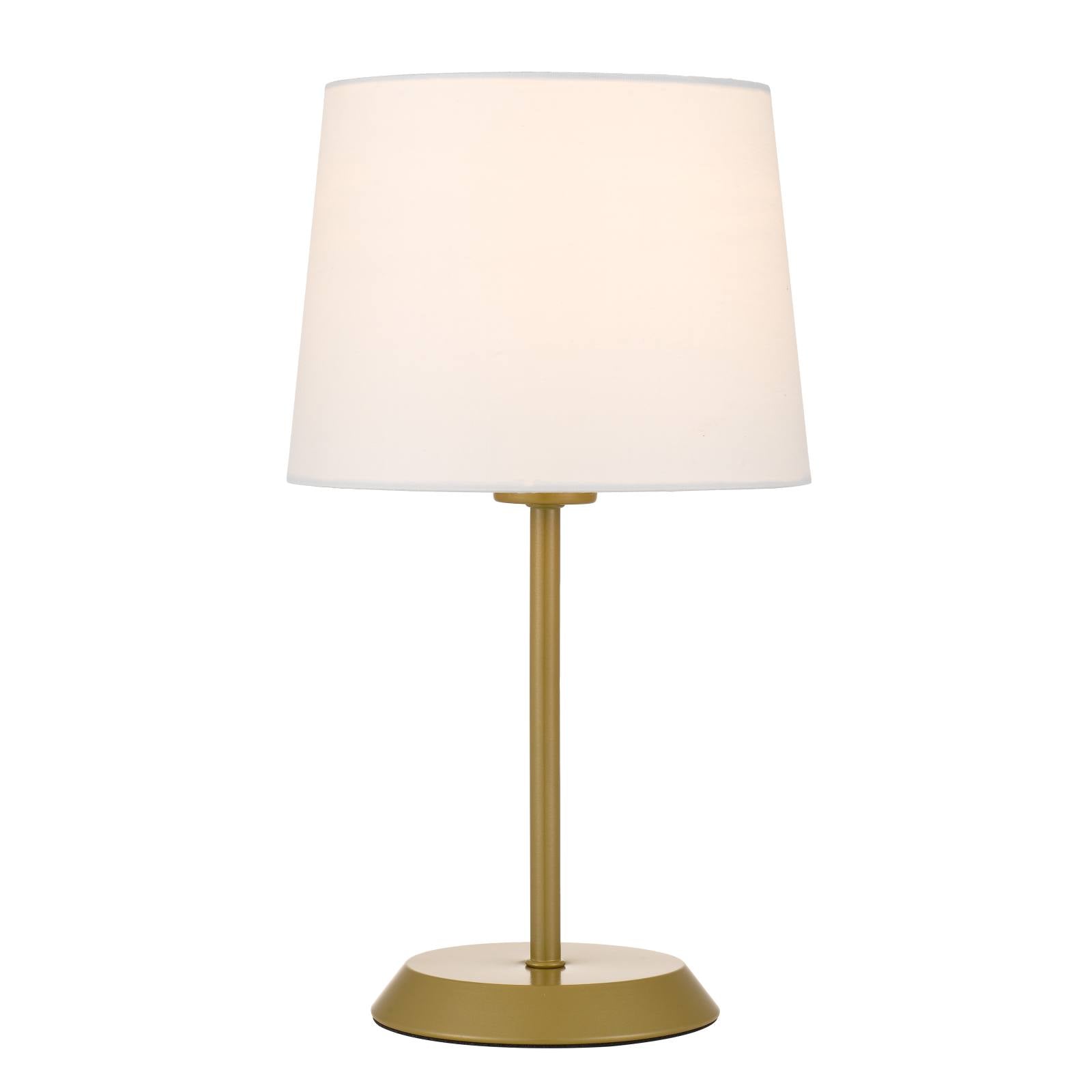 Jaxon Table Lamp, Gold, Ivory