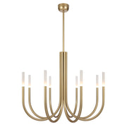 Joshua 8 Light Pendant, Gold