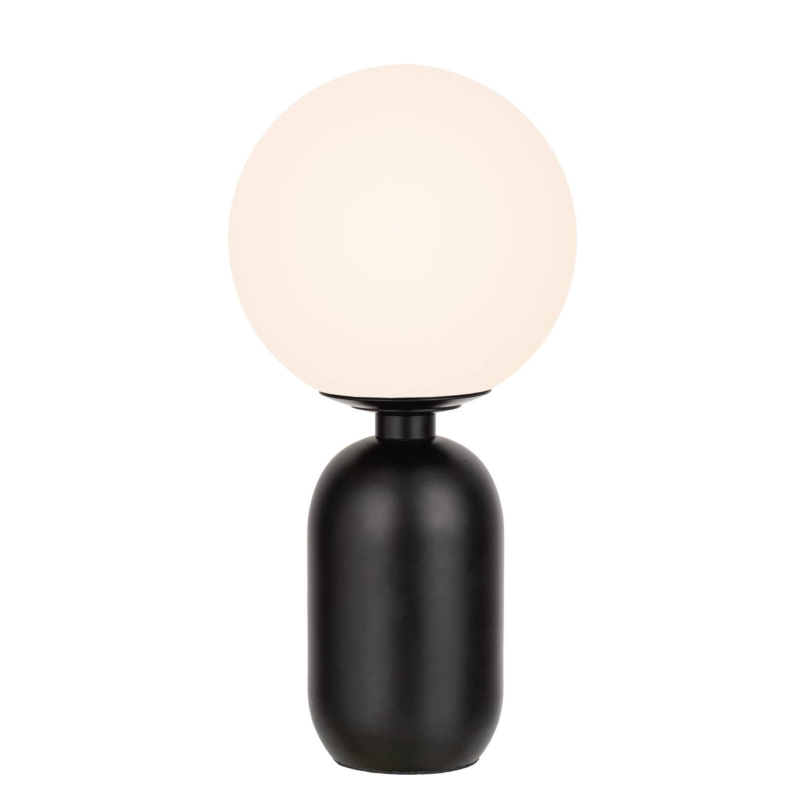 Kade Table Lamp, Black, Opal Matte