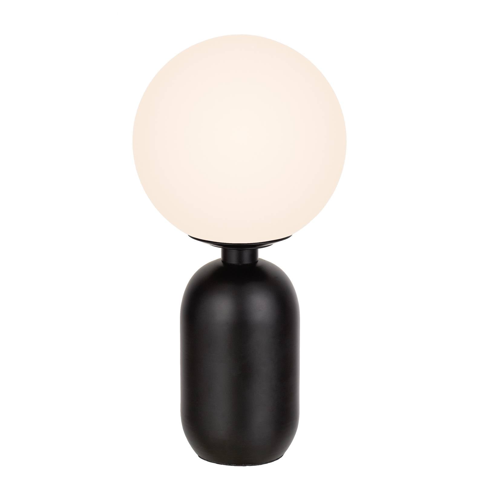 Kade Table Lamp, Black, Opal Matte