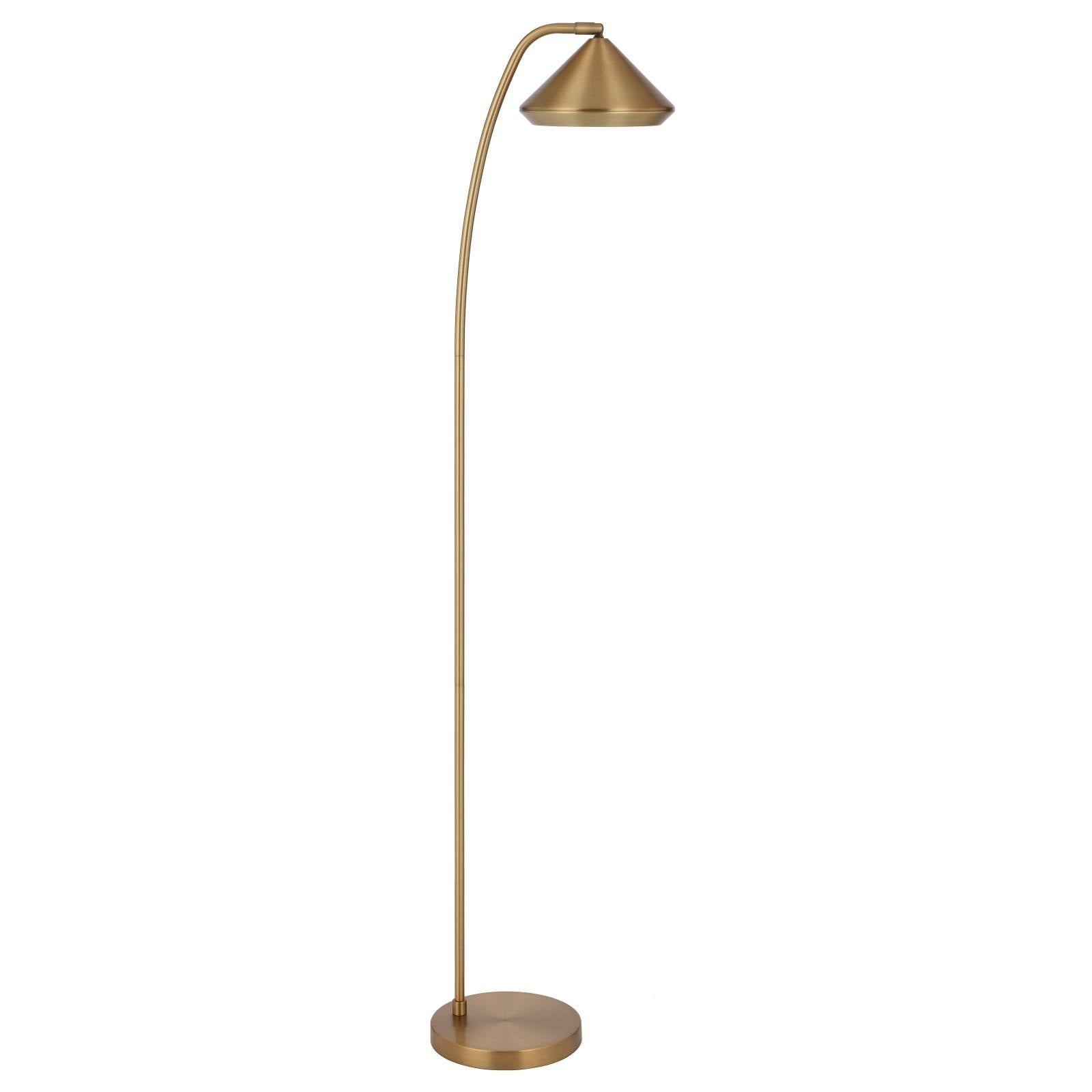 Larson Floor Lamp, Brass