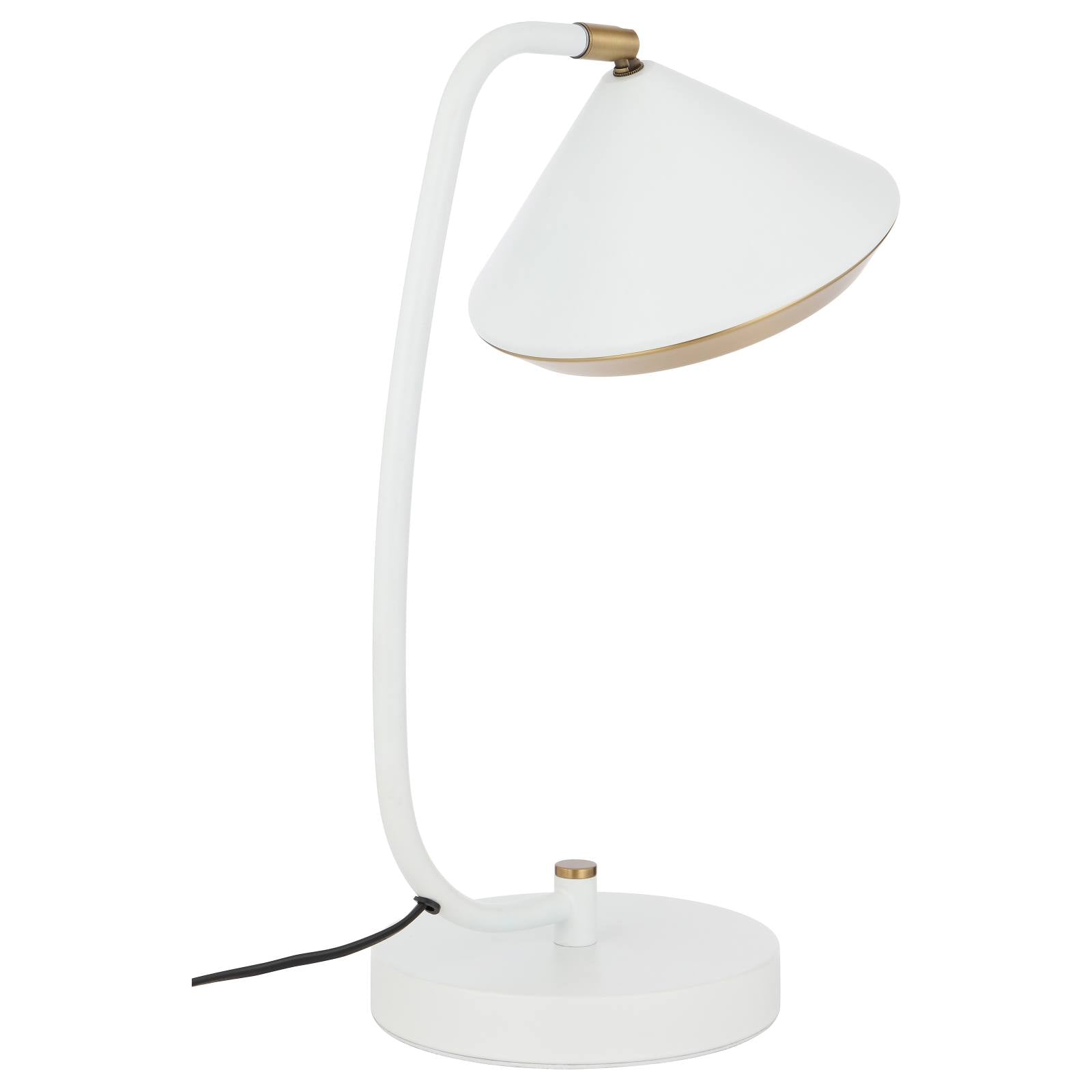 Larson Table Lamp, White