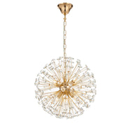 Lerida 8 Light Round Pendant Light, Gold