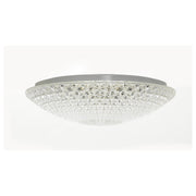 Lilac 40 Led Oyster, Clear Glass, White