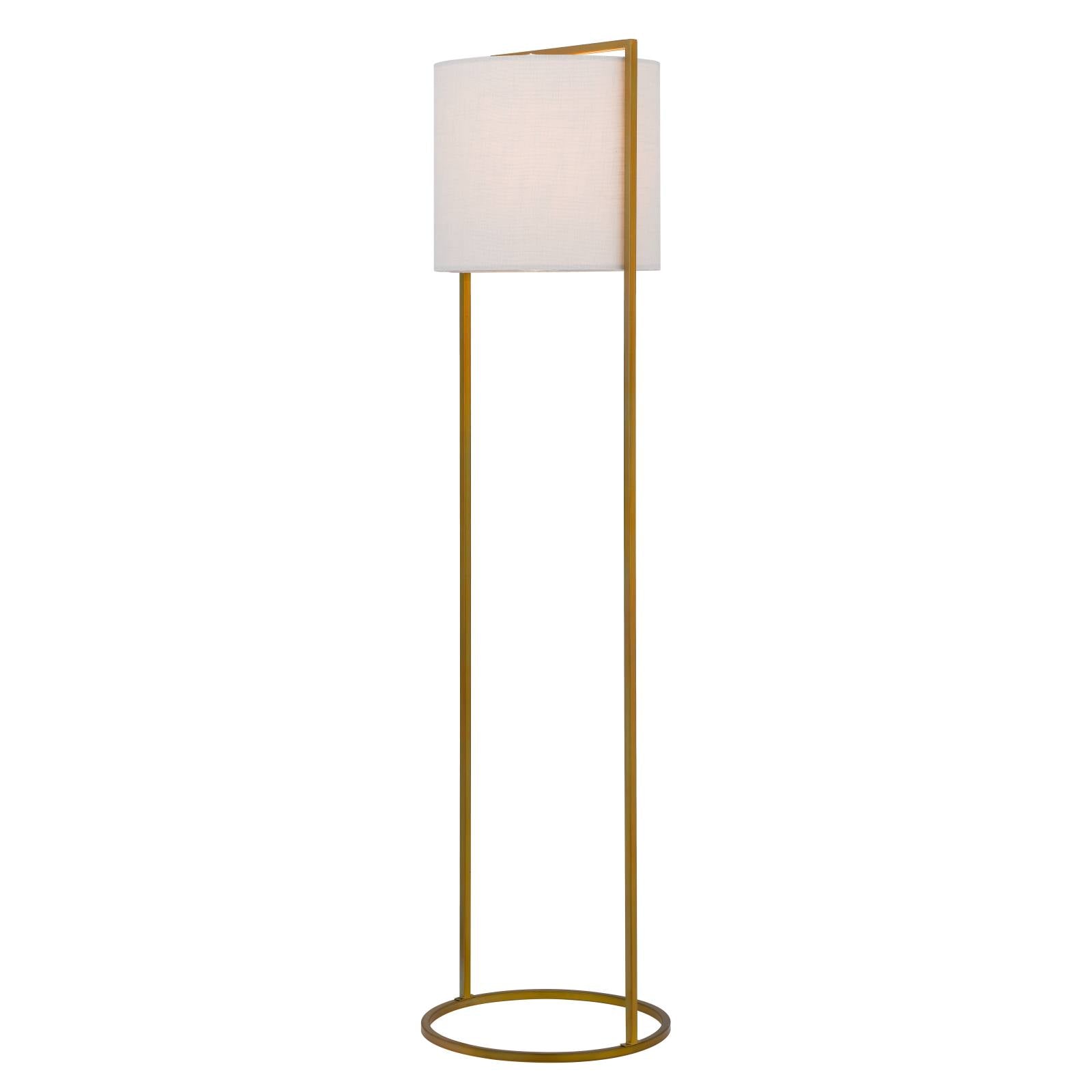 Loftus Floor Lamp, Antique Gold, Ivory