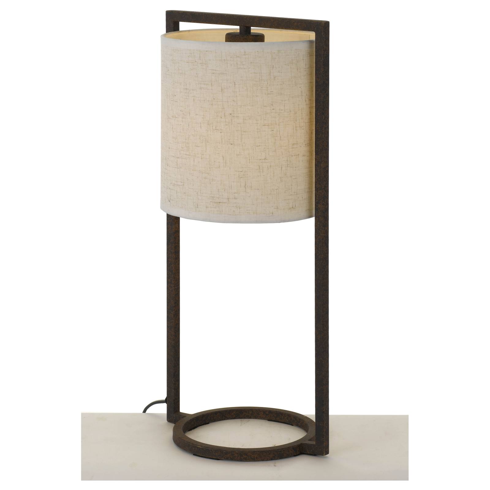 Loftus Table Lamp, Sand, Rusty