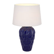 Madrid Ceramic Table Lamp, Blue