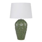 Madrid Ceramic Table Lamp, Green