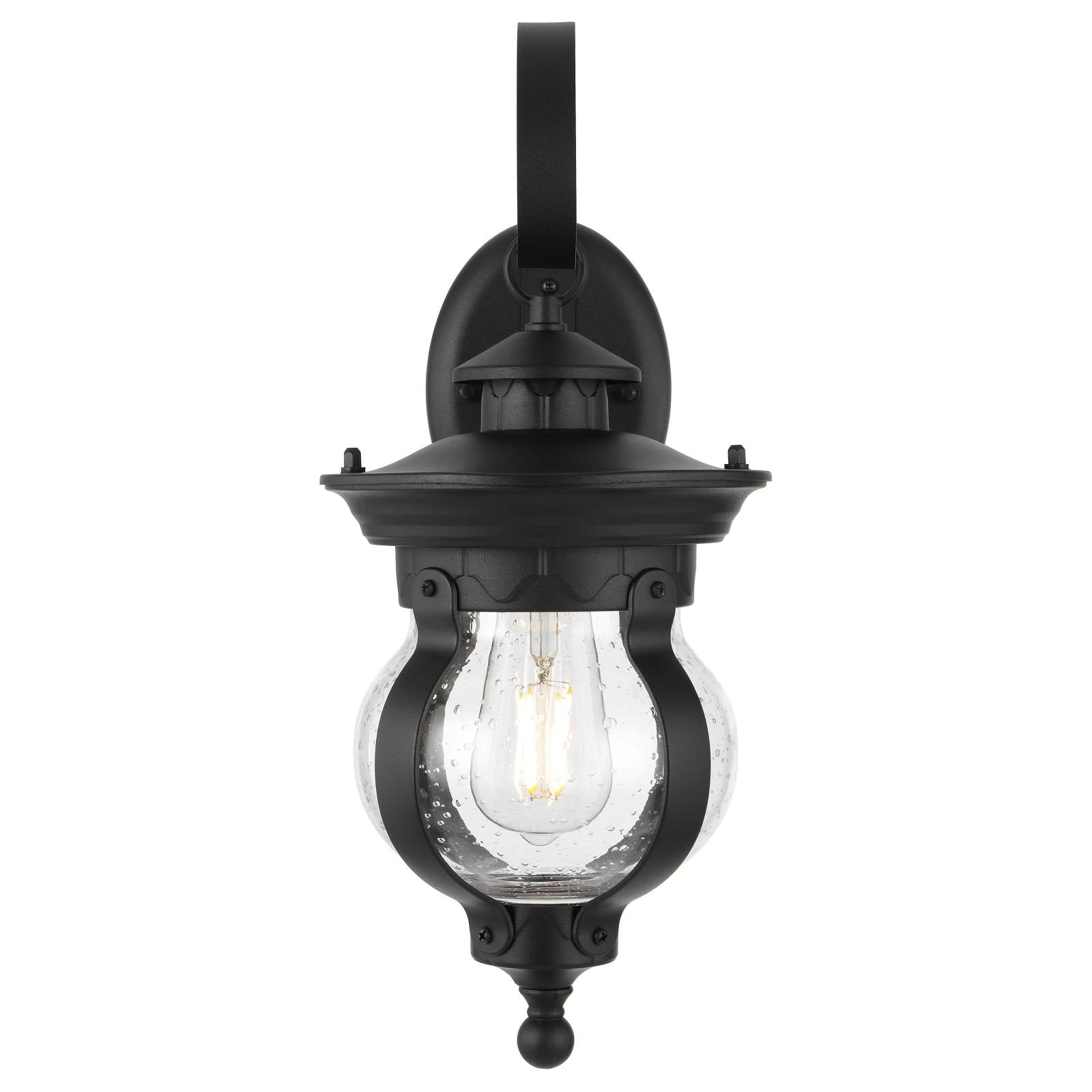 Mamo 18 Exterior Wall Light, Black Sand