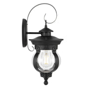 Mamo 18 Exterior Wall Light, Black Sand