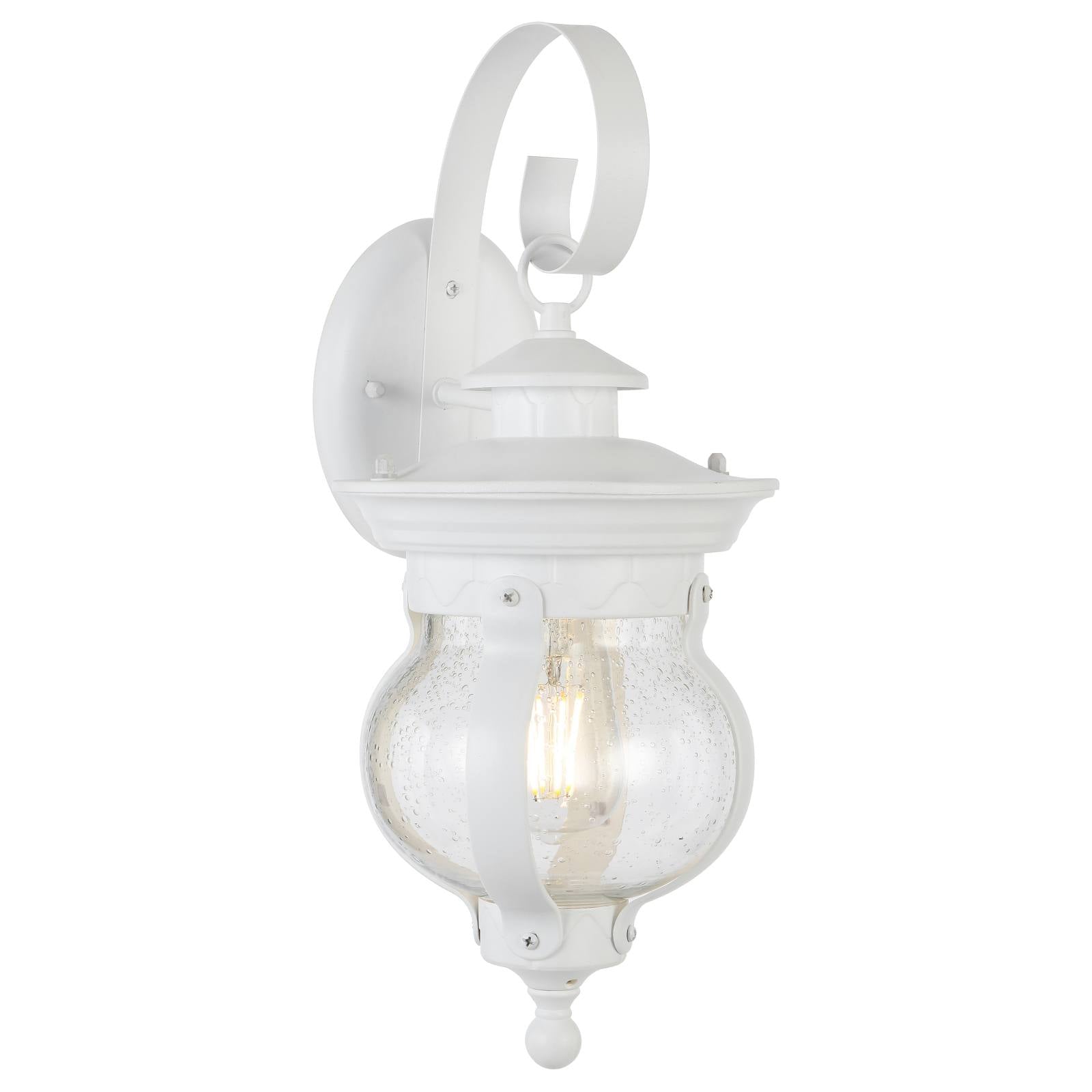 Mamo 18 Exterior Wall Light, White Sand