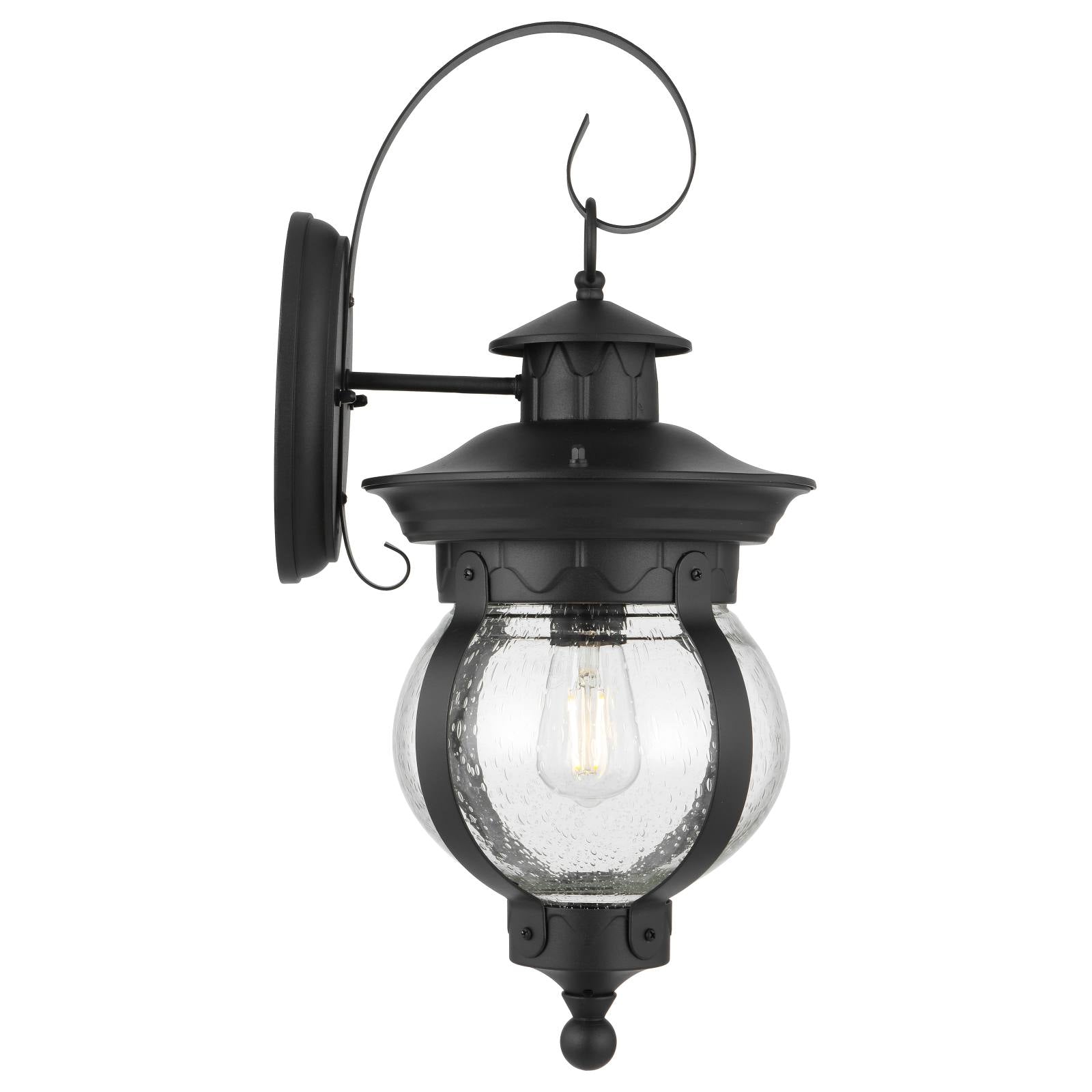 Mamo 25 Exterior Wall Light, Black Sand