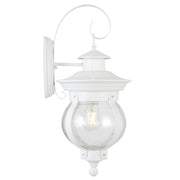 Mamo 25 Exterior Wall Light, White Sand