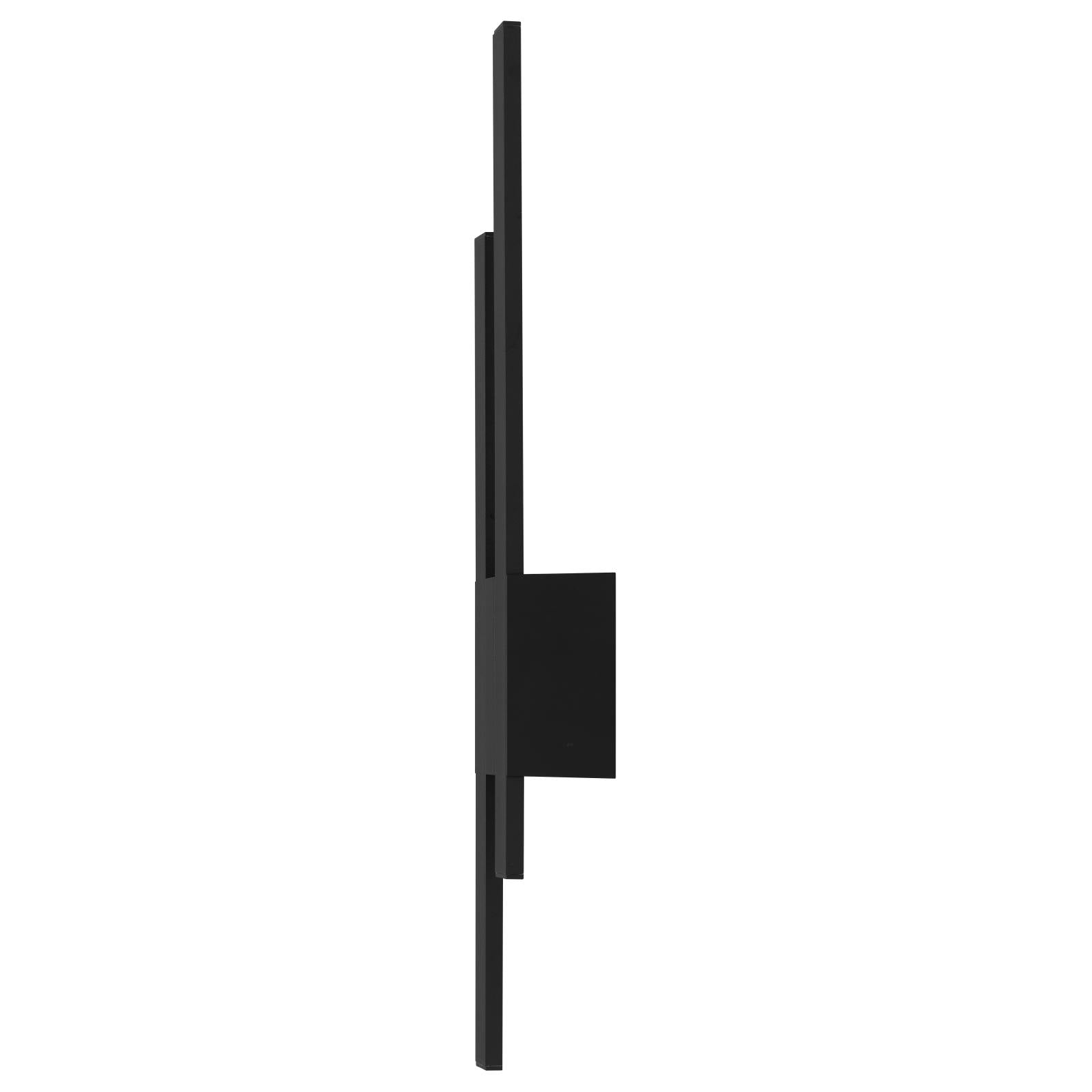 Masto Exterior 2 Light Wall Lamp, Black