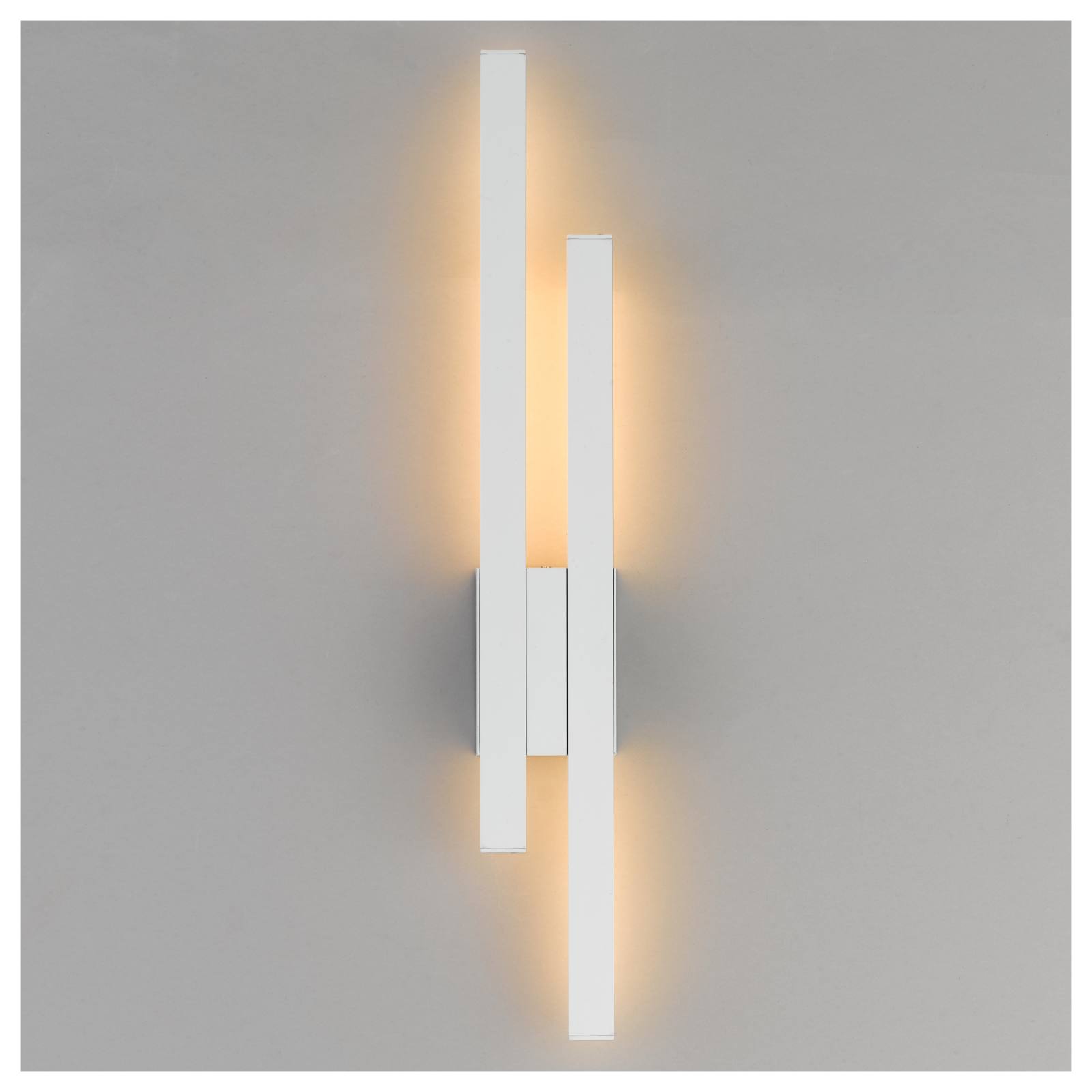 Masto Exterior 2 Light Wall Lamp, White