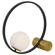 Matias Table Lamp, Black, Antique Gold