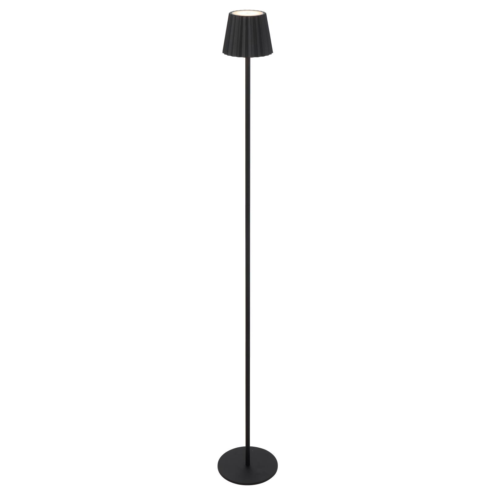 Mindy Rechargeable Floor Lamp, Black