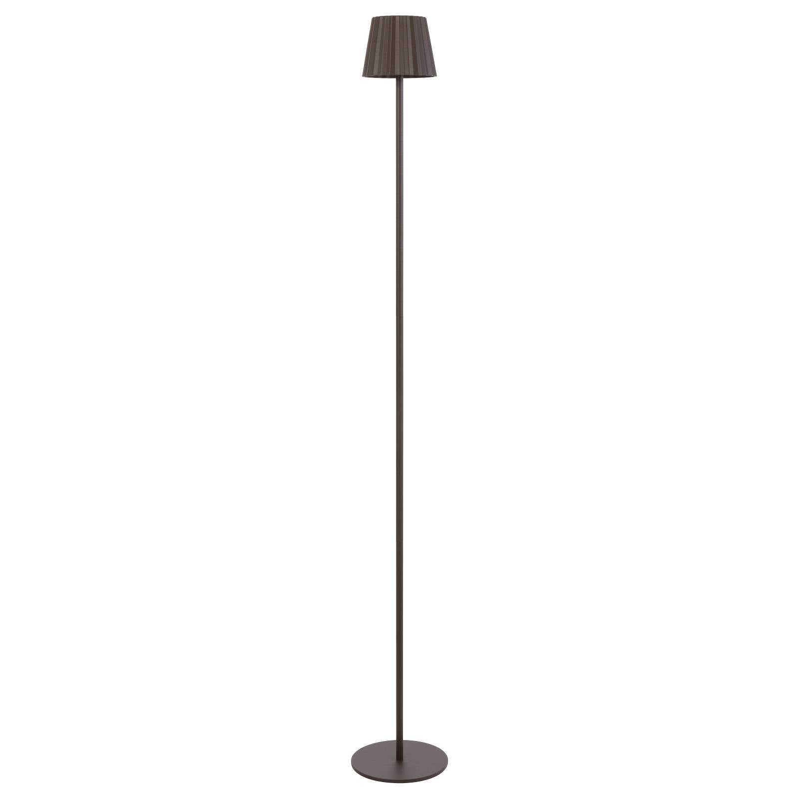 Mindy Rechargeable Floor Lamp, Brown