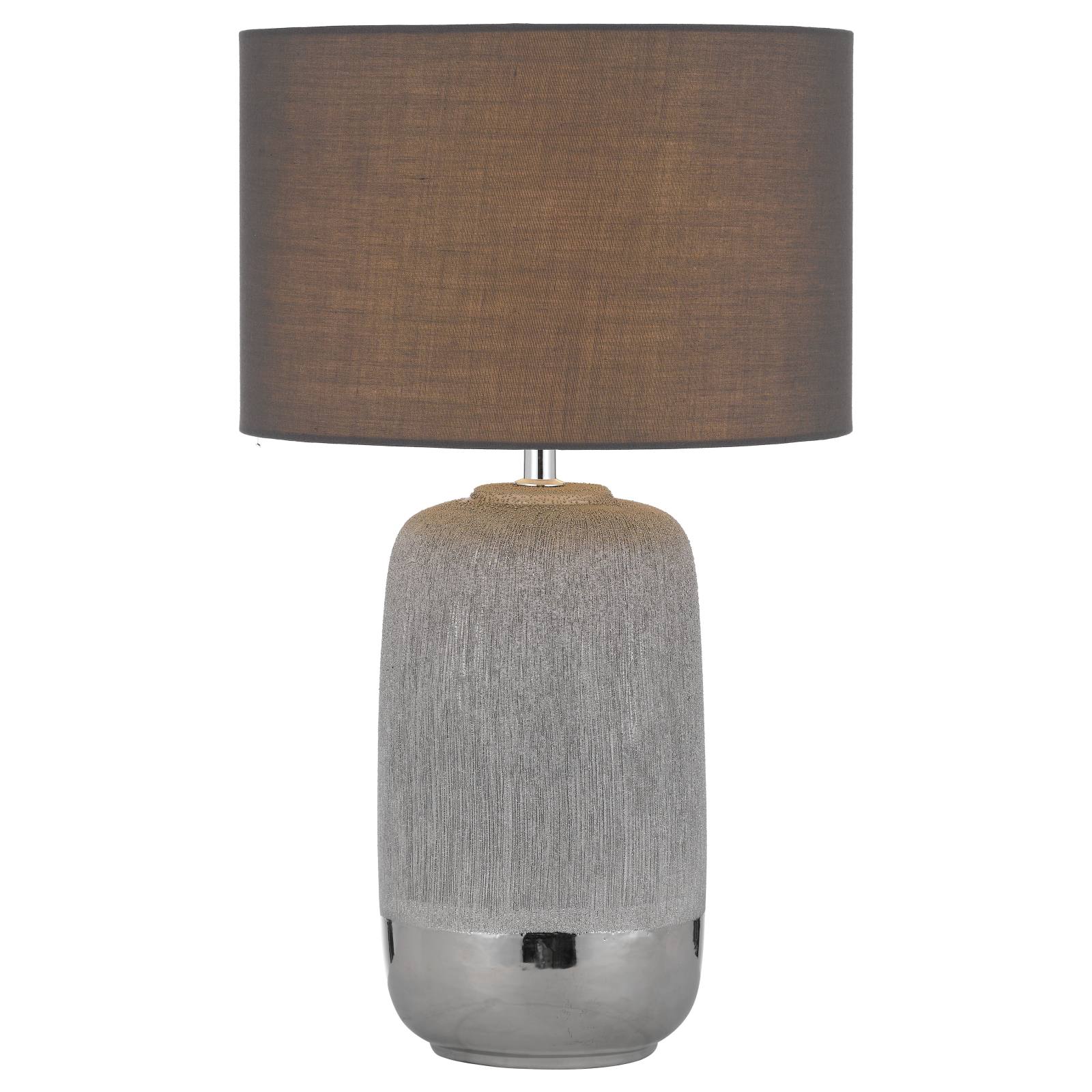 Misty Table Lamp, Silver, Grey