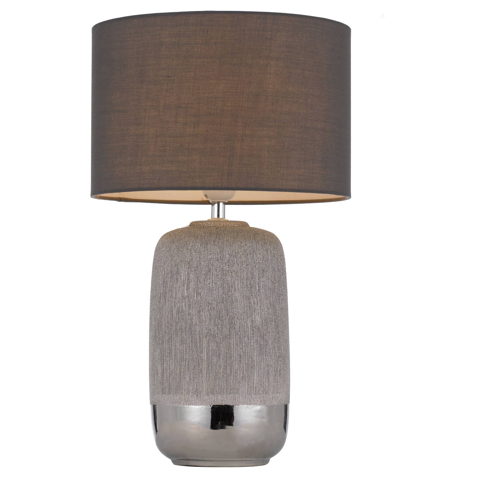 Misty Table Lamp, Silver, Grey
