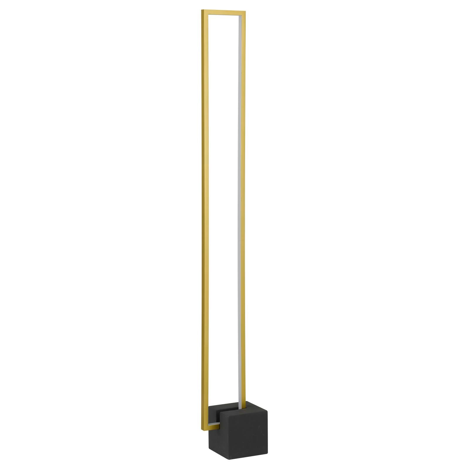 Modric Floor Lamp, Black, Gold