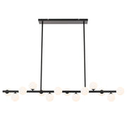 Moran 14 Light Pendant, Black, Opal Matte
