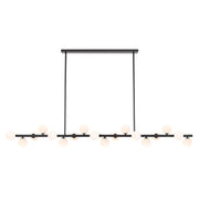 Moran 18 Light Pendant, Black, Opal Matte