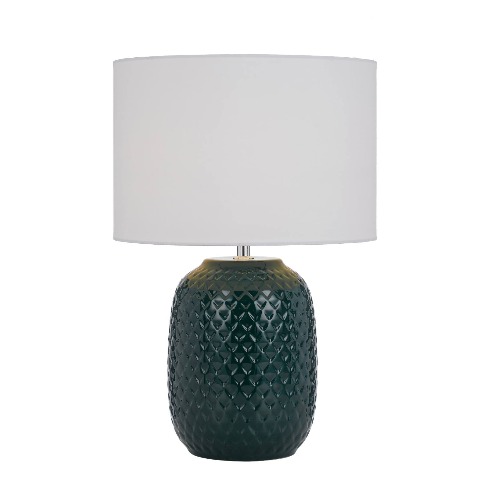 Moval Table Lamp, White, Green