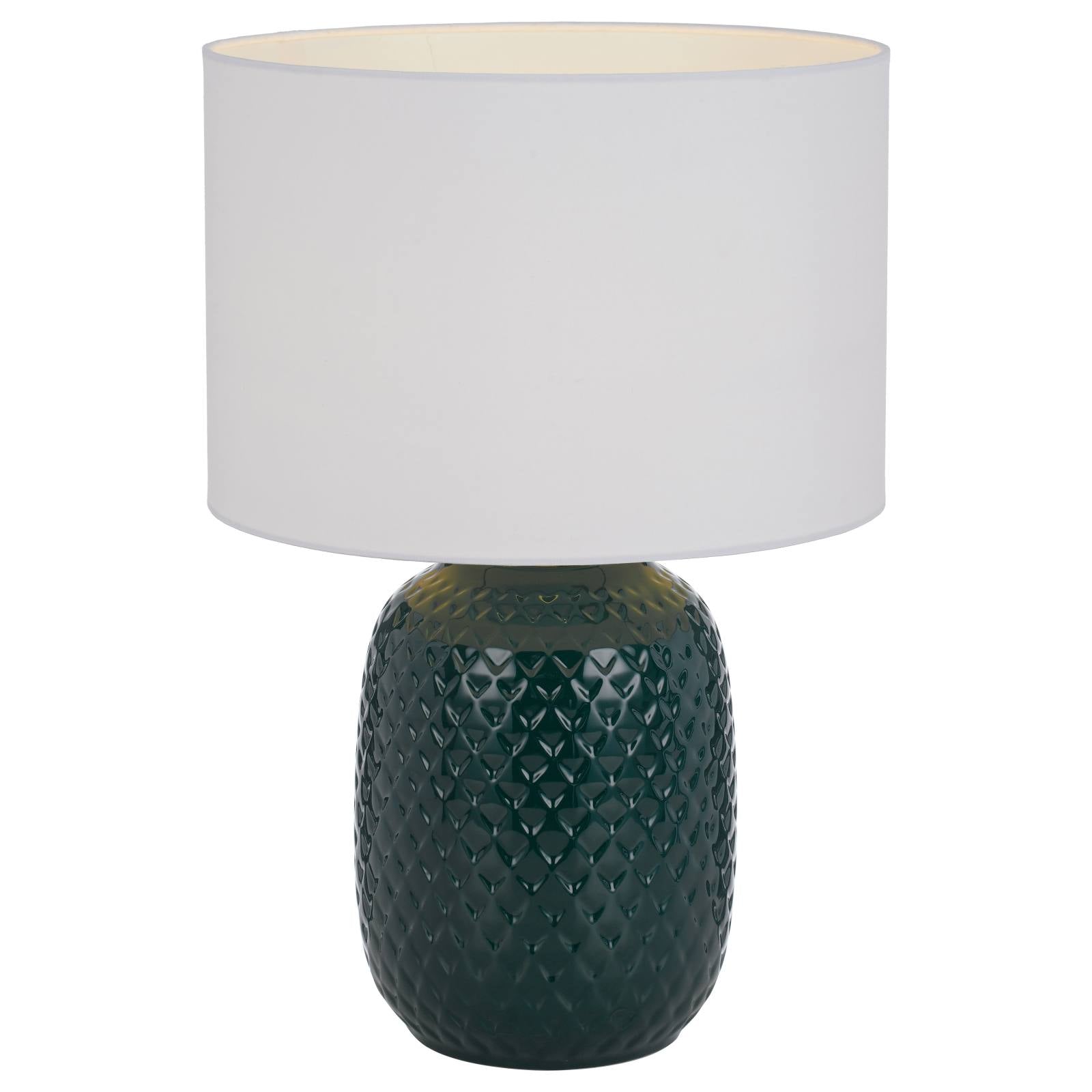 Moval Table Lamp, White, Green