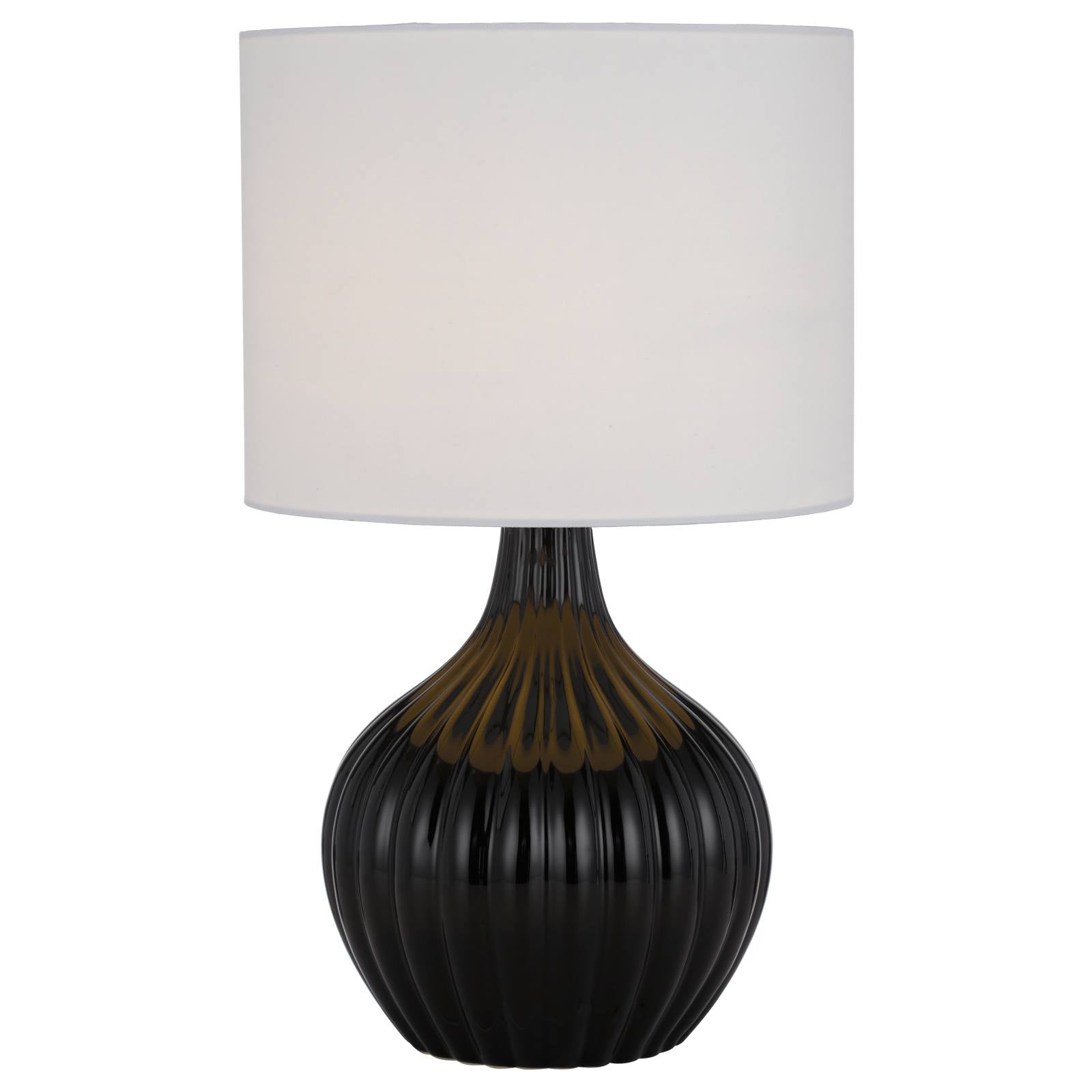 Nord Table Lamp, Black, White