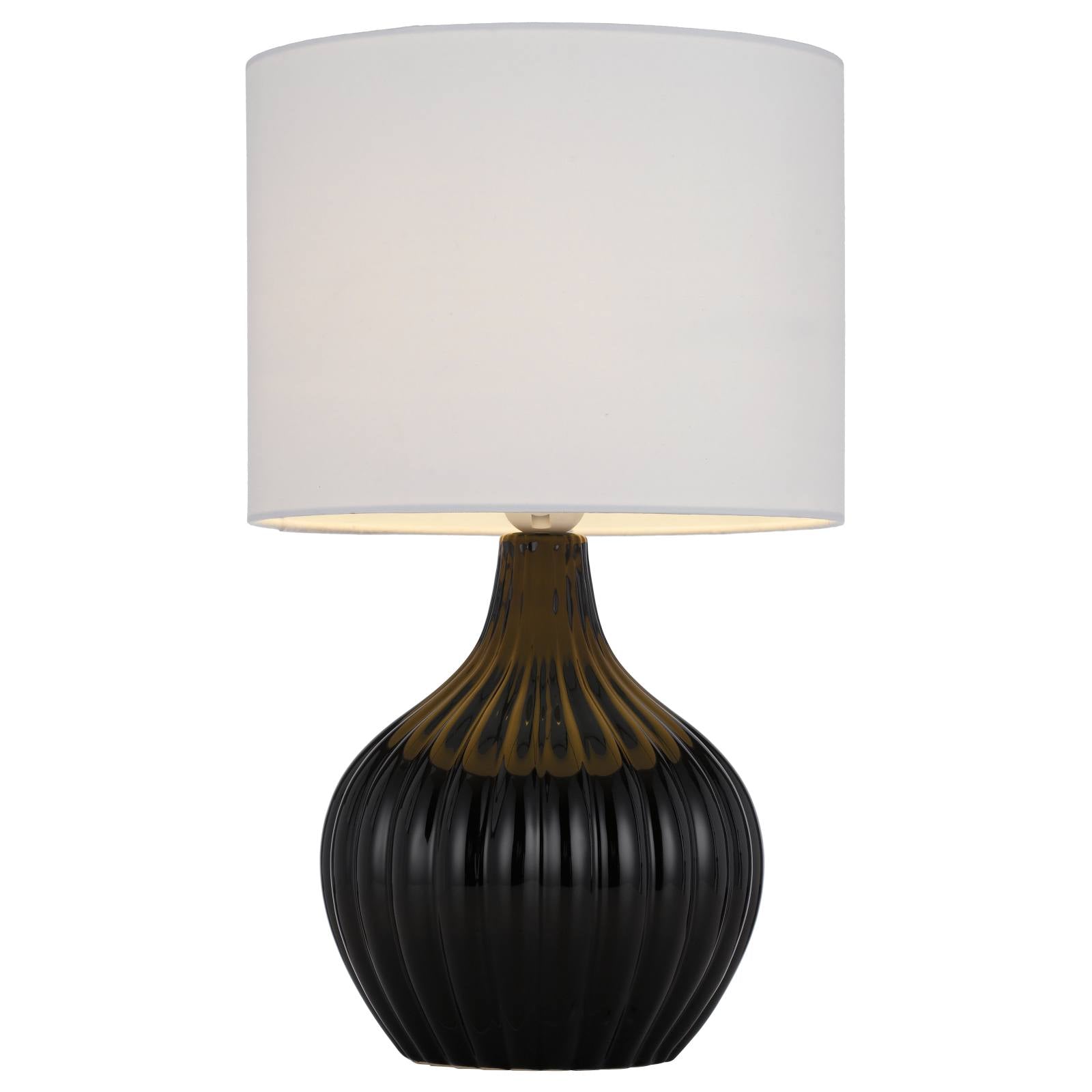 Nord Table Lamp, Black, White